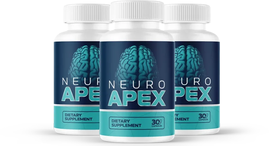 NeuroApex brain health support capsules three-bottle package